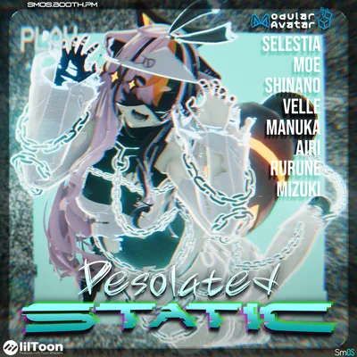 📺【Desolated Static】 | 荒廃した砂嵐 👻【8アバター avatars】+ Ghost Locomotion