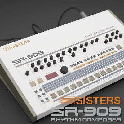 【3Dモデル】リズムマシン SR-909