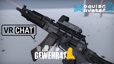 【VRChat Modular Avatar対応】AK-105 Weapon System & Particle Ver.1.06 SDK 3.7.4
