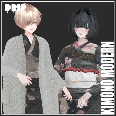 【複数アバター対応】KIMONO MODERN【VRChat想定】