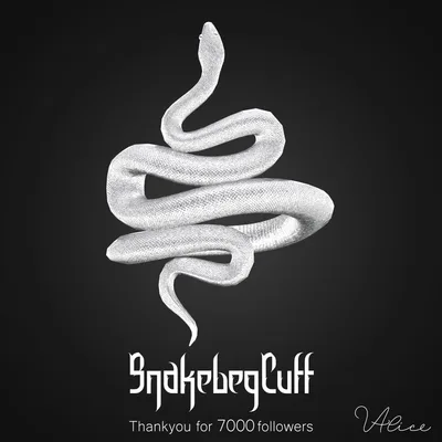 SnakeLegCuff🐍【3Dアクセサリー】