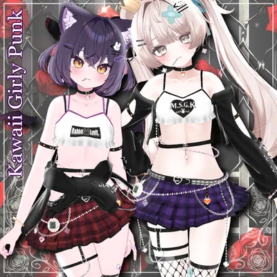 【MSGK】ガーリー💗パンク『Kawaii Girly Punk』（13アバター対応）
