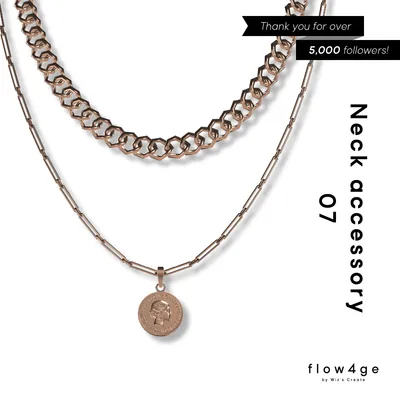 Neck accessory 07【フォロワー5,000人記念／VRChat想定】