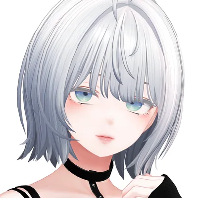【12 avatars / VRC Hair】Charm Short Hair