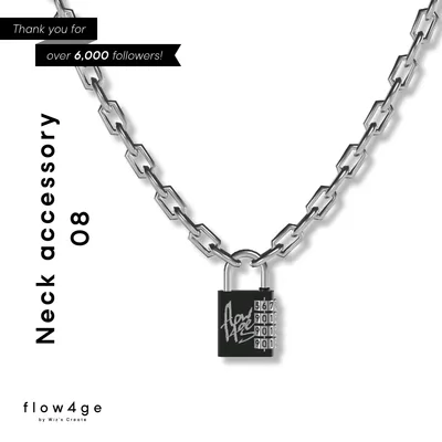 Neck accessory 08【フォロワー6,000人記念／VRChat想定】