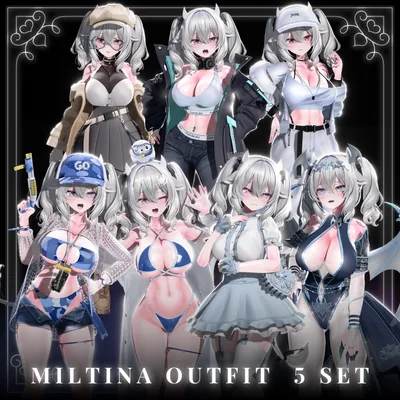 ✨50%✨『ミルティナ-milltina(v1.01)-対応』outfit 5set