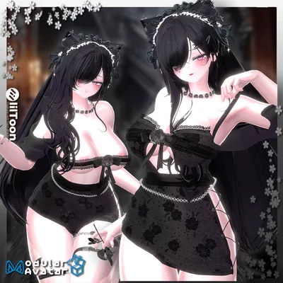 7アバター対応【𝐑𝐨𝐬𝐞 𝐁𝐞𝐥𝐨𝐧𝐠𝐬𝐢𝐞】-【ギミック】 🖤