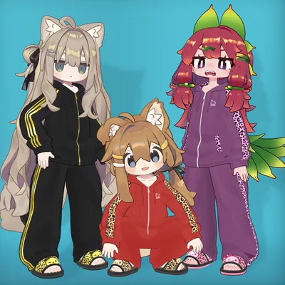 夜ふかしジャージ【まめふれんず・うささき】