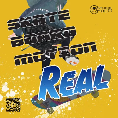 VRC用　リアルスケボーアニメーション【Real Skateboard Motion】