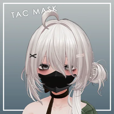 【VRchat用】【無料配布】Tac Mask