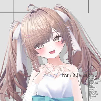 [12 Avatars] Twin Roll Hair