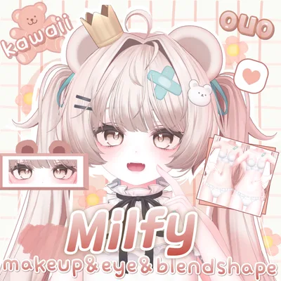 [ミルフィ/Milfy] makeup+eye+blendshape