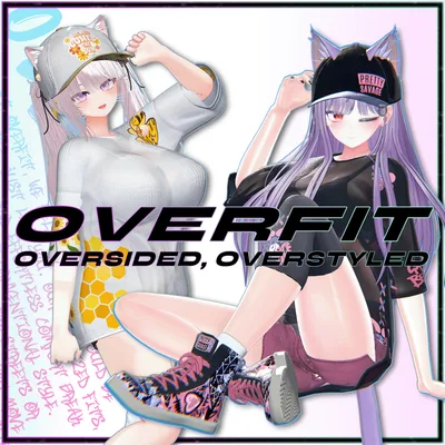 💖 【10アバター対応】  - OVERFIT 【VRChat向け衣装モデル】