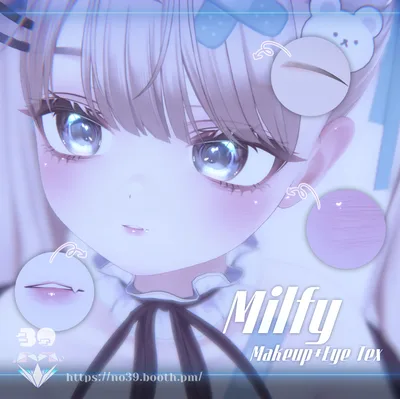 【ミルフィ（Milfy）専用】Make up+Eye+Tongue texure+Material♥