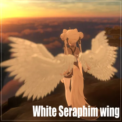 【VRChat】White Seraphim Wing 【MA対応】