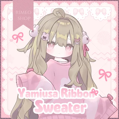 【MameFriends】Yamiusa Ribbon Sweater【MA対応】