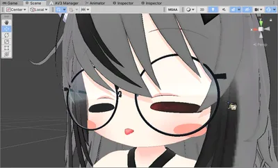 【MA対応】ネメシスの舌出し睡眠アニメーション