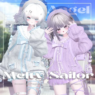 【Summer SALE ☀️】🤍 Melty Sailor ‎🤍メルティーセーラー🤍【16アバター対応】