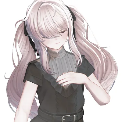 【12 avatars / VRC Hair】Mimi Twintail