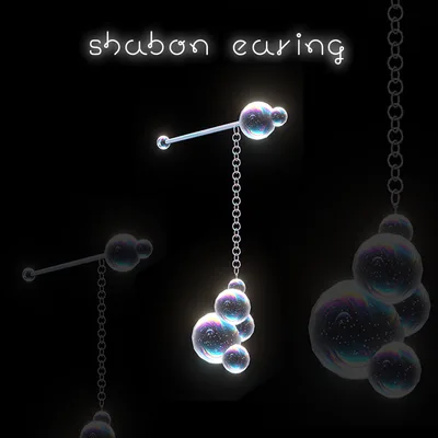 【無料!】Shabon Earing