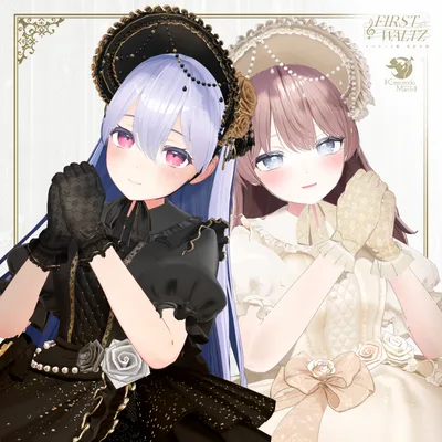 🐇FirstWalts🌙　ロリィタドレス【VRChat向け衣装モデル】【マリシア・桔梗・しなの・まめふれんず対応】