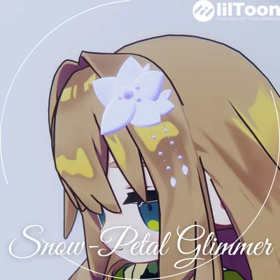【Vrchat向けアクセサリ】Snow-Petal Glimmer
