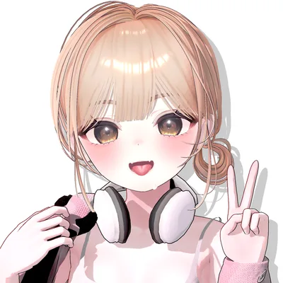 【8アバター対応】 Natural Bun Hair