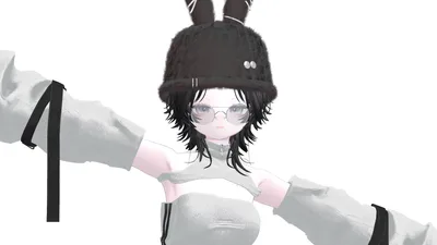 しょんぼりうさぎハット