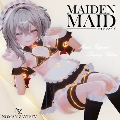 『メイデンメイド❤️MAIDEN MAID』【6アバター対応】- メイドスタイルの高級ビキニ -