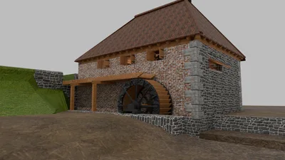 イギリスの水車小屋（Lurgashall watermill）