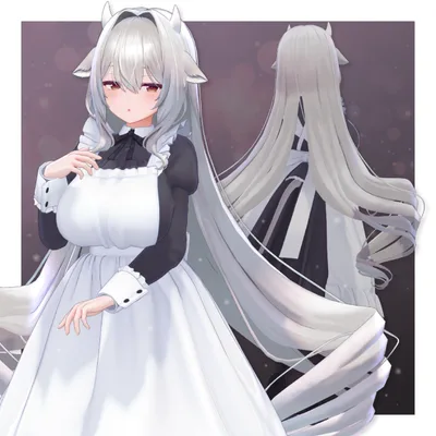 おしとやかロングヘア