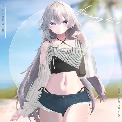 【14アバター対応】Amaryllis【VRChat向け衣装モデル】