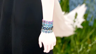 CIRCLES BEADED BRACELET