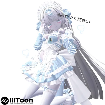 〖汎用/7アバター対応〗kirakira lilToon Materialsෆ＋blend shape