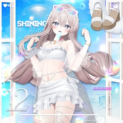 🌊 【12アバター対応】 Shining Wave 👙