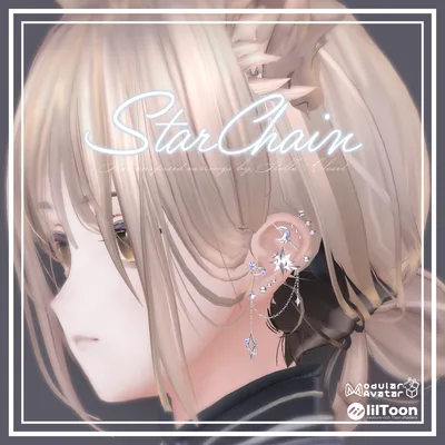 【🌟アバター追加記念SALE🌟】✧StarChain✧【VRChat向けピアス】