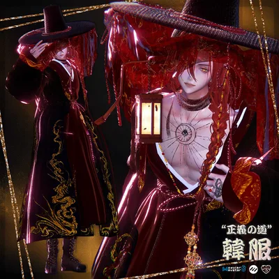 +5 Avatar !【VRChat】  "正義の道"韓服 / "Justice Road" Hanbok / "정의의 길" 한복 | for Minase, Hanka, Komano, Shinano, Manuka