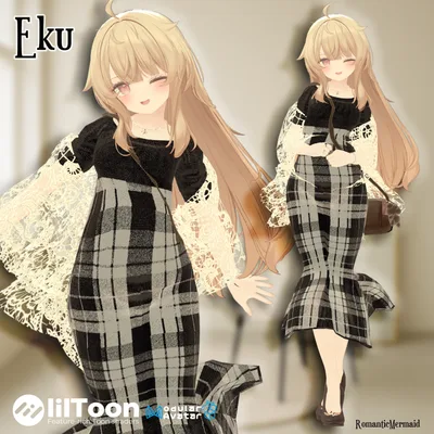 【期間限定大セール】【17アバター対応】🍃ロマンティックマーメイドワンピース🍃