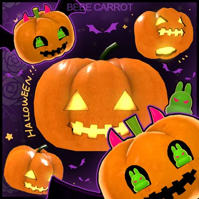 Pumpkin Bunnies ハロウィン Halloween