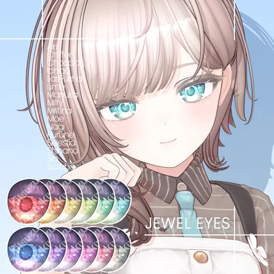 【16 Avatars】 Jewel Eye Textures