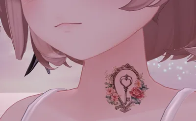 VRC　鍵と薔薇のタトゥー　おまけ有！