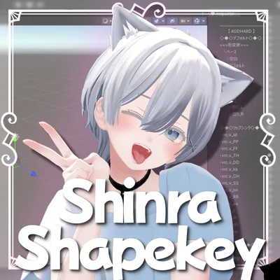 ADDHARD-Shinra Shapekey 『 森羅追加シェイプキー 』Supported language 日本語