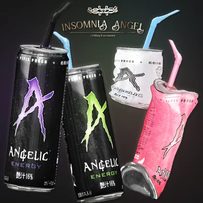Insomnia Angel . Angelic Energy Drink Can