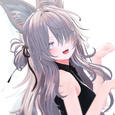 メカクレおおかみヘア