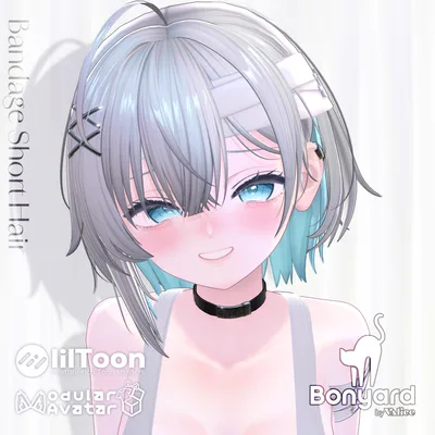 包帯ショート / Bandage Short Hair【21 Avatars】