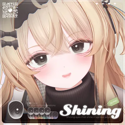 【エク・Eku】Shining eye texture(4 type+50 png)