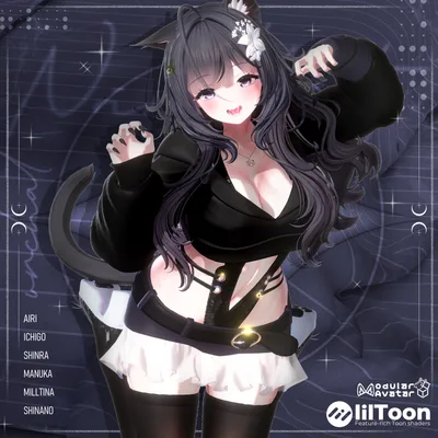 ✨6アバター対応✨ *･☪ 𝑵𝒐𝒊𝒓 𝑲𝒊𝒕𝒕𝒚