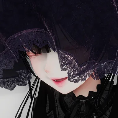 1000follower thx!!　ベールヘッドドレス【無料】