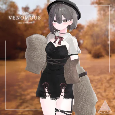 Venomous【12アバター対応･VRChat向け3Dモデル】