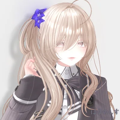 ピーチヘア 【 髪型 / ロングヘア / サイドポニーテール 】